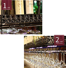 PZW Semplice e Creativo Portabottiglie Appeso Portabottiglie Bar Portabottiglie Supporto per Bicchiere da Vino Invertito Creativo Supporto da Parete per Vino, 100 * 35 Cm120 35 centimetri *