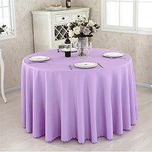 DreamZX Tovaglia Rotonda, Tovaglia da Pranzo Domestica in Poliestere Tinta Unita Copritavolo Morbido Lavabile per Matrimoni, pranzi e Feste di Compleanno in Hotel