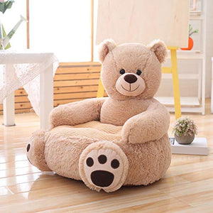 Domybest Copridivano per Bambini Senza Imbottitura Interna Seduta per Bambini in Peluche Poltrona per Bambini Morbida Divano per Bambini