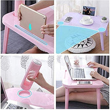Tavolo da picnic all'aperto Computer portatile Pieghevole Desk Bed Breakfast per la colazione del letto del letto portatile Mini tavolo da picnic ultra leggero Ultra leggero adatto per famiglia Picnic