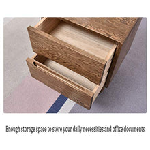 GXT WGZ- Comodino Camera Locker, Camera da Letto Comodino, Soggiorno Locker, Living Room Divano Fianco del Mobile (Color : Walnut Color)