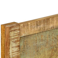 vidaXL Massello di Mango Giroletto Finitura Legno Anticato 1,8m Telaio Letto