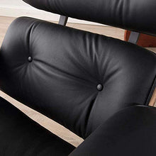 WZH Moderna Poltrona Classica Replica con mobili ottomana Chaise Lounge Realizzata in Vera Pelle Poltrona Girevole per Soggiorno dell'hotel Confortevole
