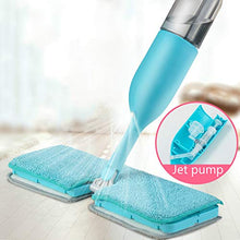 SSAYY Spray Mop Mop A Spruzzo d'Acqua A Doppia Faccia Lavabile A Mano Panno in Microfibra Gratuito Scopa per Pavimenti in Ceramica Straccio A Secco per Pulizia Domestica