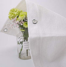 Panno Ombra Bianco Coperchio di Protezione Solare con Occhielli 80%, Baldacchino Estivo con Paralume per Patio/Coperta (Invia Corda 5M) (Size : 1x1m)