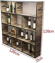 COLiJOL Portabottiglie Scaffale per Vino Scaffale per Vino Semplice Retrò Scaffale per Scaffale Scaffale per Vino Scaffale per Vino Appeso