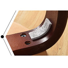 Semplice Sgabello in legno massello Tavolo da pranzo Soggiorno Cucina Bagno Moda legno curvato Famiglia Sedia per adulti Colore alto: Medusa marrone rossiccio Elegante bianco Dimensioni: 45 * 33 cm
