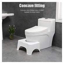 CHENJIAO Squatting Sgabello Casa Squatting Sgabello Bagno Squat Igienici Sgabello Compact Squatty Potty Sgabello Sede Portatile for La Casa Bagno Privato Servizi Igienici (Color : White)