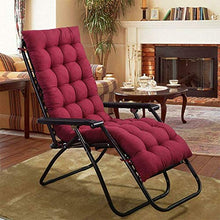 zcm Cuscino del Sedile 48x125 Cuscino Reclinabile Cuscino per Sedie A Dondolo Patio Esterno