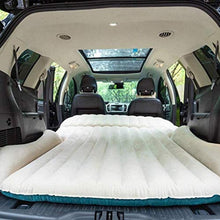 Lettino da viaggio Lettino da viaggio Sedile posteriore Air letto portatile Letto gonfiabile Air letto delle famiglie a doppio uso del materasso di aria ispessimento floccato materassino con built-in