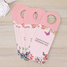 UPKOCH 20Pcs Etichette Regalo in Carta Kraft Riutilizzabile Vino Appeso Carta Matrimonio Vino Appesi Segni (Rosa)