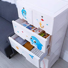 EXCLVEA Armadio Appendiabiti Cassetti Alto Dresser Camera Governo di Immagazzinaggio for Closet Ufficio Sala Giochi 5 Cassetti Armadio (Colore : Bianca, Dimensione : 60x40x108cm)