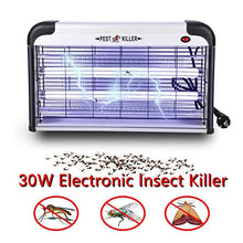 WELBLQ Zapper elettronico, Assassino di Insetti Industriale ultravioletto UV elettronico ad Alta Potenza da 30 W con Giardino pensile per la casa e Giardino all'aperto