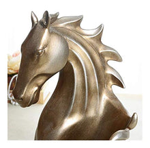 QQSGBD Portabottiglie da Vino Estratto Testa di Cavallo Wine Bottle Holder Ornamentali in Resina Creativa Scultura Wine Rack fornisce Gli Accessori del mestiere Bicchieri Decor Antiscivolo
