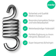 everlar® Molla per sedia sospesa I EU Made I Molla per sedia sospesa, amache, altalene d'amore, sacchi da box etc. I Sospensione per un'oscillazione dolce e sicura I 200 kg