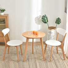 TONG HXF- Piccolo tavolino in Legno con mobili Decorati Soggiorno Balcone casa e Ufficio Tavolo Durevole (Size : Diameter 70*H71cm)