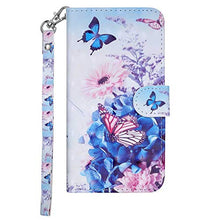 Bear Village® Galaxy A5 2018 Cover, Alta qualità Custodia in Pelle con TPU Antiurto Interno Caso, Funzione Stand, Magnetica Cover per Samsung Galaxy A5 2018, Farfalla