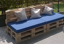 Arketicom Cuscino per Pallet Seduta Divano per Giardini ed Esterni Idrorepellente Sfoderabile 003 Grigio Beige 120x80 x10
