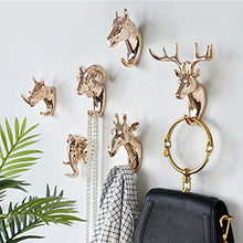Hacoly ganci portasciugamani creativo ganci da parete a forma per Bagno guardaroba Appendiabiti Ganci Gancio adesivo impermeabile Gancio autoadesivo(avere Unghie e vite) 1 Pz-Bronzo a testa di cavallo