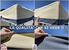 eurolandia Gazebo 3X3 Giardino in Alluminio Copertura 450 GR. Antipioggia ZANZARIERE E Teli Laterali