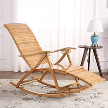 Bamboo Sedia a Dondolo Adulto Sedia per Adulti Sedia reclinabile Pieghevole Pranzo Pranzo Balcone Sedia Couch Lounge Sedia Easy Sedia Sedia Beach Sedia da Spiaggia Vecchio Man Pati
