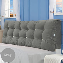 Xufei Cuscino da Comodino ergonomico Ortopedico per Divano Letto Schienale Cuscino Imbottito in Cotone Zeppa con Cuscinetto Morbido, con testiera, Rivestimento sfoderabile, 5 Colori, 4 Dimensioni