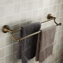 PYROJEWEL cremagliera Mensole for Bagno Scaffale Rack Ciondolo Appendiabiti Bagno Hardware Una Barra di Rame |cremagliera di Rame Doppia Asta di Hardware Bagno 12 Pollici mensola da Bagno