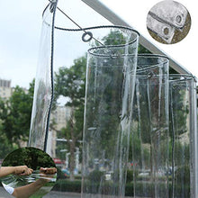 DLMSDG Telo da Giardino, Telone Telo Copertura Impermeabile Trasparente, Morbidissimi Tenda Gazebo Idrorepellente con Passanti, per Balcone, Camper, Gazebo e Giardino