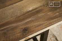 Nordal Panca Ranch in Stile Vintage - Legno Massiccio, Finiture patinate a Mano, Finitura Naturale, Finitura patinata | Panca Robusta dallo Stile Industriale - Marrone Noce (L170 x H45 x P35 cm)