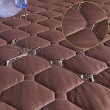 HKX Materasso Impermeabile Addensato, materassino Futon Mat tress-Brown 150x190cm (59x75 Pollici)