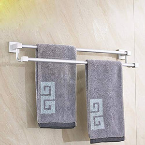 MBYW Portasciugamani Moderno Portasciugamani Elegante per Il Bagno di Moda Portasciugamani in Alluminio Spazio, portasalviette Spessa in Alluminio, Spessa Porta salviette, Doppia Barra Bagno