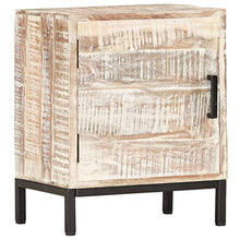 vidaXL Comodino 40x30x50 cm in Legno Massello di Acacia