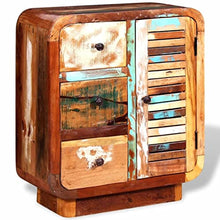 vidaXL Credenza Madia Cassettiera Mobile 3 Cassetti in Legno Massello Recuperato