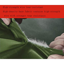 LIUXIUER Outdoor incatramata, PVC Verde Vernice Poncho Imbottito incatramata Antipioggia e Durevole, Prestazione Impermeabile e Un Migliore Isolamento delle Prestazioni,3.85×2.85m