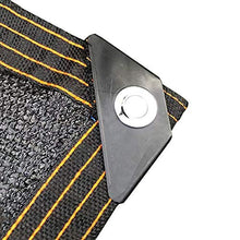 Rete ombreggiante Ombra Panno Nero Sunblock per Serra Copertura Vegetale Barn Pool Pergola, Il 90% di Copertura di Protezione A Maglie del Reticolato UV, Interno O Esterno (Size : 12mx12m)