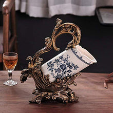 Semplicità Elegante Creativo Retrò Resina Di Bronzo Ceramica Dipinta a Mano Portabottiglie Home Desktop Decorazione Bar Veranda Decorazioni per Ristoranti Portabottiglie Portatile Bello Ed Elegante,