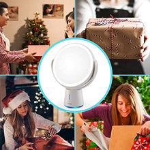 Auxmir Specchio Trucco LED, Specchio Ingranditore 10X/1X a Doppia Faccia, Luminosità Regolabile a 5 Livelli, Rotazione a 360 °, Specchio da Tavolo Ideale per Trucco, Rasatura, Cura del Viso