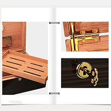 Liang Yu Umidificatori for sigari - Contenitore for sigari Umidificatore for sigari in Legno di sigari in Legno di Cedro Dimensioni: 370x275x160mm Cedro Spagnolo Contenitore di immagazzinaggio