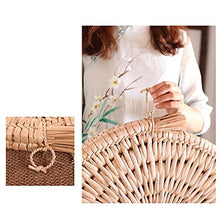 DFSDG Tatami Spessa Tappetino a Terra molo Rattan Famiglia Cattail tè Cerimonia Sgabello futon Seduto Comodamente Mentre Ti muovi