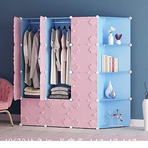 JYXJJKK Armadio Assemblato,Camera da Letto Combinazione di Abbigliamento Magazzino-c