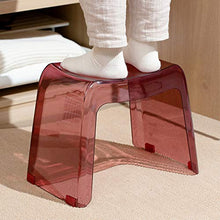 Niduo Bear Sgabello da Bagno per la casa Sgabello da Bagno per Anziani, Antiscivolo Panco Piccolo Stackabkle Soggiorno Scarpa Sgabello Che Cambia Sgabello Spessore PCTG,Grigio