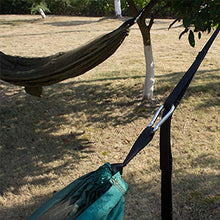 Zanzariera per amaca ultraleggera per viaggi e campeggio | 300 kg di capacità di carico, paracadute in nylon traspirante ad asciugatura rapida | 2 moschettoni premium X, 4 cinghie in nylon incluse