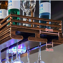 Portaoggetti da Cucina Portabottiglie in Metallo Montato A Sospensione, Portabottiglie E Portabicchieri in Ferro E Legno Europei (Dimensioni: 100 * 27 * 12 Cm)