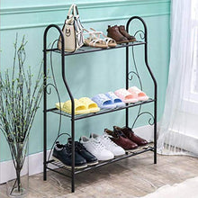 XWZH Cabinet Scarpe da Polvere 3 Tiers S Forma di Scarpe da Scarpe da Scarpe da Scarpa per mensola per 10 Paia di Scarpe, 71x24.5x83cm