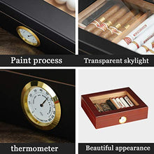 Accessori e umidificatori per sigari Scatola per Sigari Portatile Scatola per Sigari Idratante Scatola per Sigari Semplice da Viaggio All'aperto Humidor per Sigari Visivo Set Regalo per Sigari