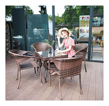 HLZY Tavolo in Vimini in Rattan mobili in Patio e Set s Mobili da Giardino Mobili da Giardino Arredamento per mobili Rattan mobili da Giardino Set Divano Angolo tavolino da caffè Patio