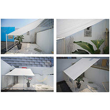 Shade Net Rete ombreggiante Bianca, Telone ombreggiante per la Protezione Solare - Rettangolare 4 × 8m, Ombra Telo con Protezione UV, per Giardino, Serra