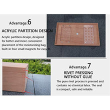 KEKEYANG humidor Spagna, Legno di Cedro, Scatola di sigari 120 Pezzi, Pura e sicura, Senza Vernice, armadietto di sigari, Scatola di sigari, sigillata Ispessimento Sigaro