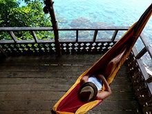 Ticket to the Moon - Amaca originale Ticket to the Moon + borsa Express + gancio a S 320 x 200 cm, amaca per due, Burgundy/Dark Yellow