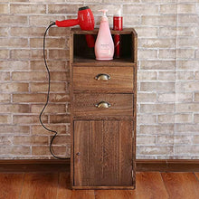 QJL_ANA Di Legno Solido di stoccaggio Armadi Stile mediterraneo di Barber Shop Gabinetto Bellezza Makeup Prodotto Cabinet Hair Salon Strumento di Gabinetto Soggiorno Camera da Letto cassettiera